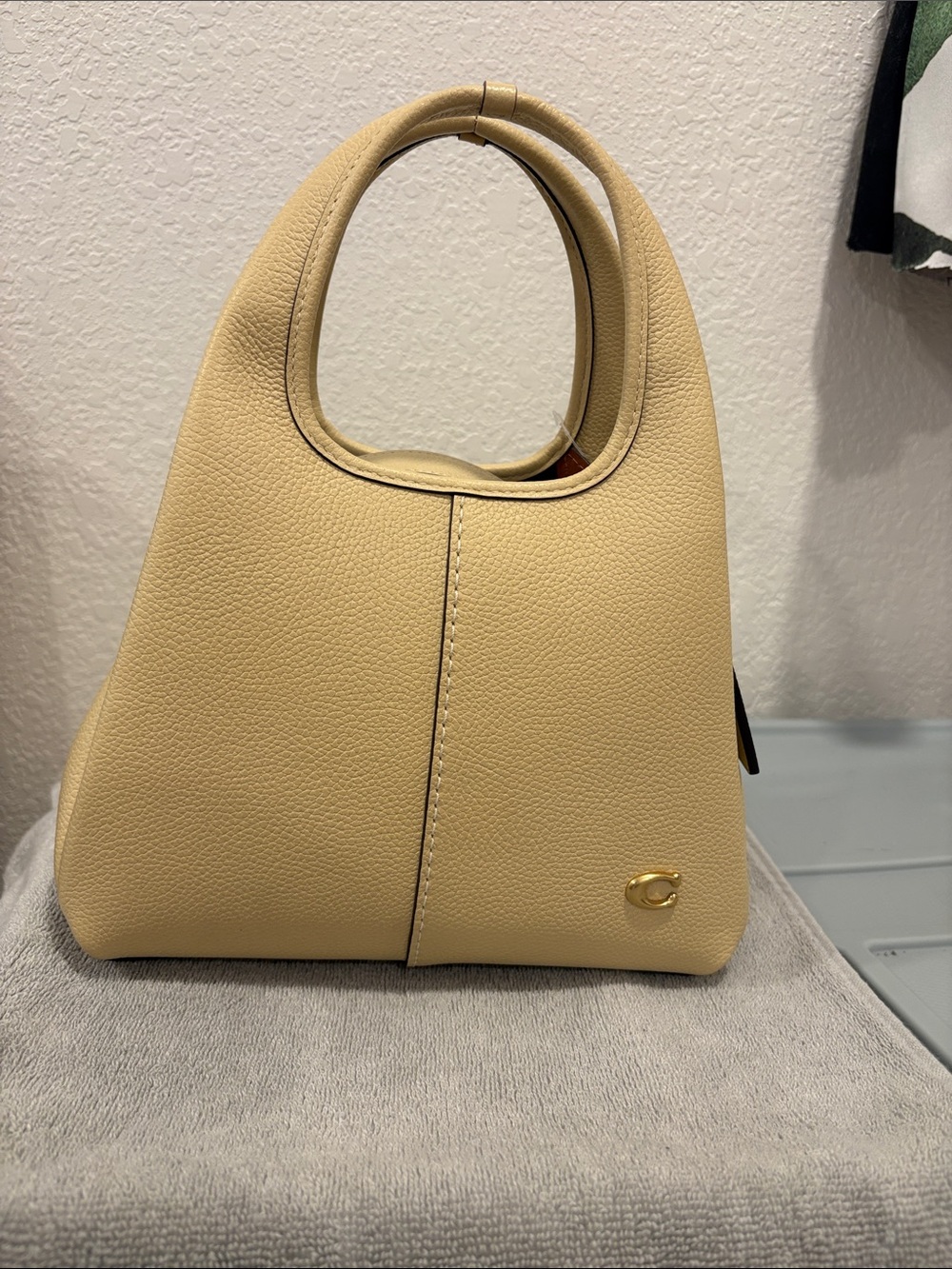 Coach Lana 23 Pebbled Leather Bag - Moonlight
